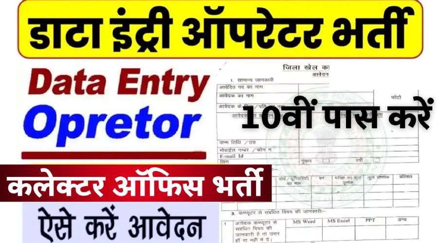 Deputy Collector Office Data Entry Kya Hai