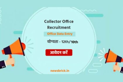 Deputy Collector Office Data Entry vacancy se judi jankari