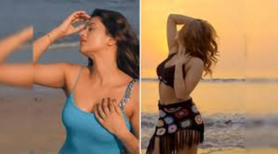 beach par dikhai gai madamast adaen