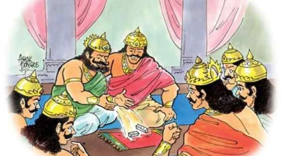 mahabharat mein shakuni ki mrtyu