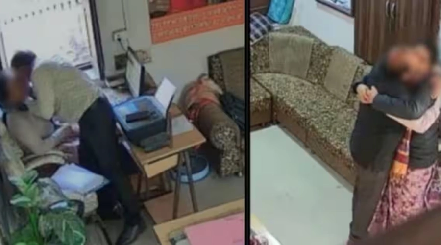 CCTV Camera ki viral video mein kya dikhaya gaya