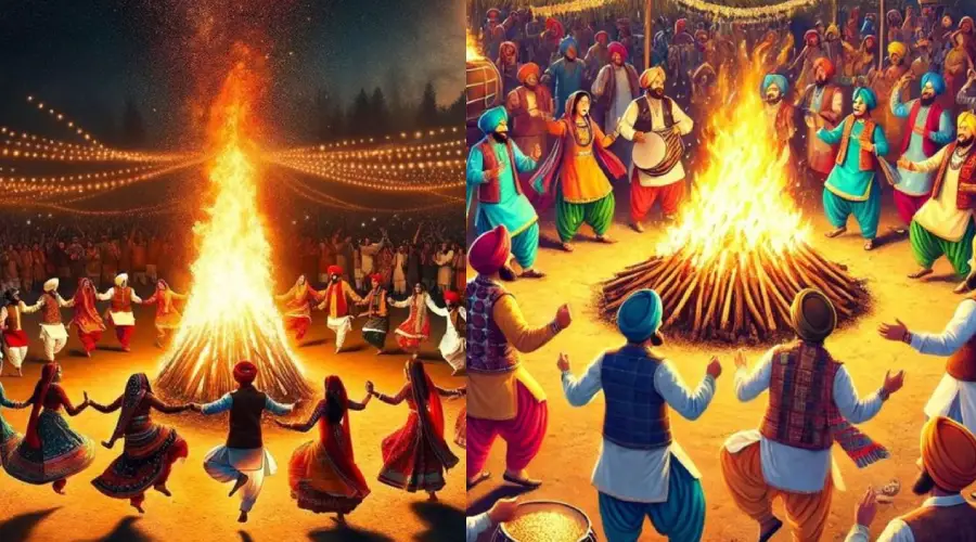 Lohri ka parv kaise manaya jata hain