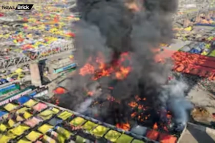 prayagraj mahakumbh mele kshetra mein lagi bhayankar aag