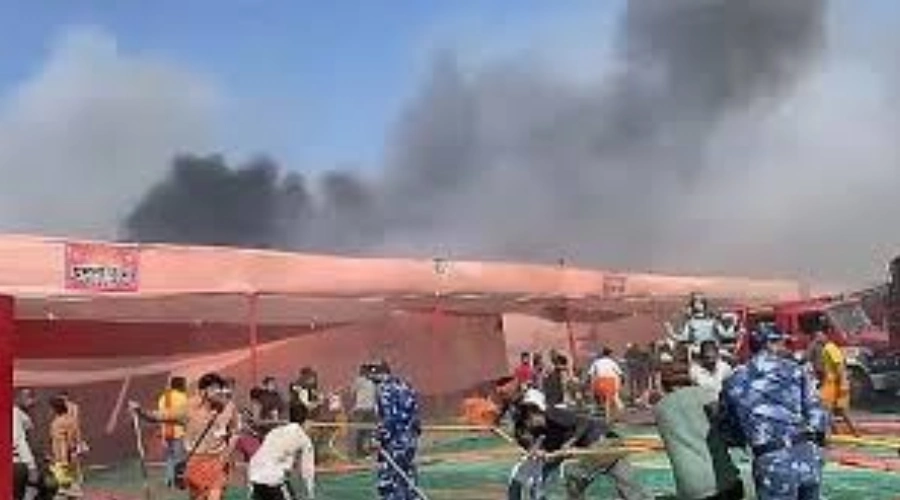 19 January ko bhi Maha Kumbh Mela mein lagi aag