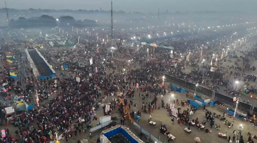 Basant Panchami par mahakumbh ki sthiti