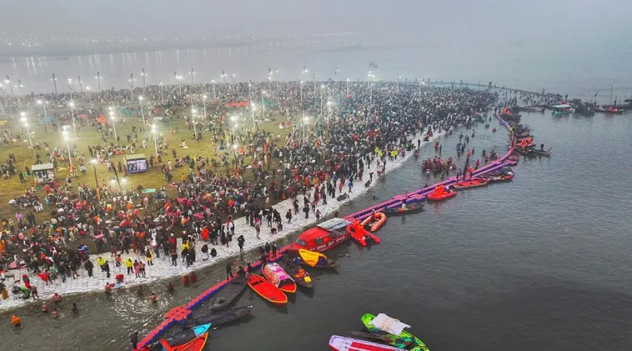 Mahakumbh mein aa rahe hain lakhon shraddha alu