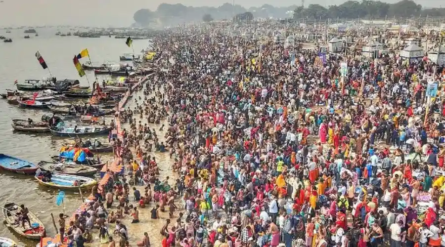 Mahakumbh tirthyatriyon ki bheed badhi ummeed se adhik