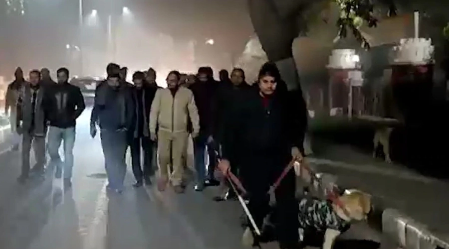 Chhatra ne meeting ki audio-video viral karne ki baat kahi