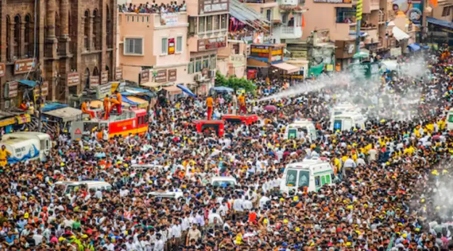 Rath Yatra Utsav ke dauran umadi bhari bheed